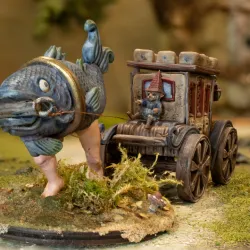 Royal Carriage of the Fisherking - Fey Wild Tabletop Miniatures