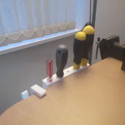SCREWDRIVER HOLDER FOR PC DESK