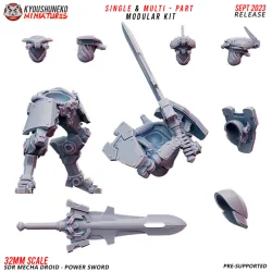 SDR Mecha Droid Power Sword