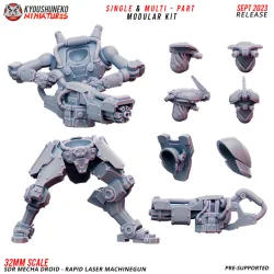 SDR Mecha Droid Rapid Laser Machine Gun