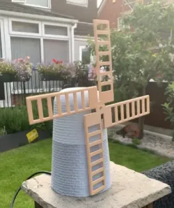 Solar Panel Windmill