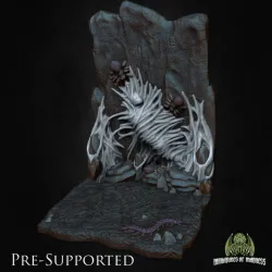 Spider Cave Scenery [PRE-SUPPORTED] Diorama