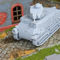 STL PACK - 15 FRENCH Fighting vehicles of WW2 (Volume 1, 1:56, 28mm) - PERSONAL USE