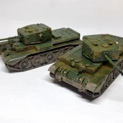 STL PACK - 16 BRITISH Fighting vehicles of WW2 (Volume 1, 1:56, 28mm) - PERSONAL USE