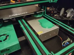 Super Low Profile Power Supply Fan Baffle for Meanwell Power Supply