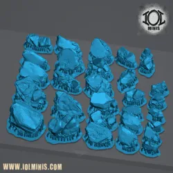 Tactical rock base toppers