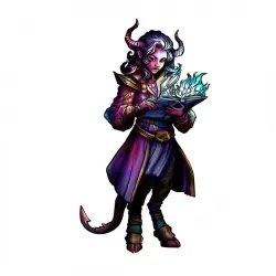 Tiefling Warlock Miniature