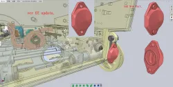 TIGER TANK CHASSIS REAR COVER.(STL-35)