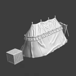 Wargaming terrain - Medieval tent set