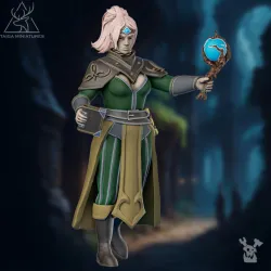 Warrior Woman Elf Witch