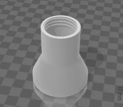 Watering can nozzle with thread for pet bottle