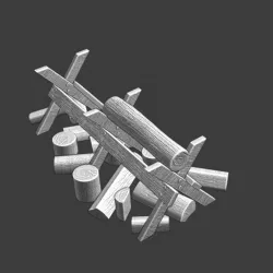Wood cutting model