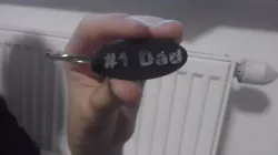 #1 dad key chain