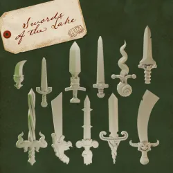 11 Legendary Magical Swords - Kitbashing or Basing Bits
