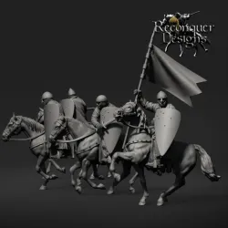 12th century Military Order Knights Set B