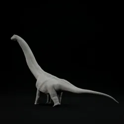 Argentinosaurus walking 1-100 scale pre-supported dinosaur