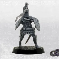 "Black Prince on Foot"