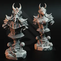 BUST Ascended Dragon Warlock - Tharvaya