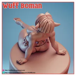 Camélia the goblin girl - Sitting "noodle stopper" figure Bikini variant