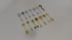 CELESTIAL KEYS FAIRYTAIL TEST PACKAGE 3D PRINT MODELS