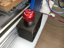 CNC 3018 Emergency stop switch container