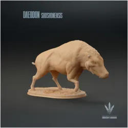 Daeodon shoshonensis : Walking