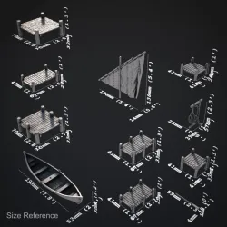 Docks Ships Boats and Cargo Bundle