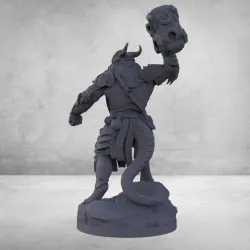 Dragonborn Male Warrior (2 Poses)