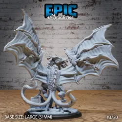 Eldritch Wyvern / Lovecraftian Entity / Bulky Astral Dragon / Winged Dream Weaver Reptile / Draconic Mind Ruler / Magical Encounter / Drake Army