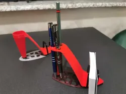 Elegant business cards & pencils holder.