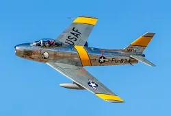 F-86 A-5 Sabre Korean War Era Fighter Jet (Cockpit Photo Included)