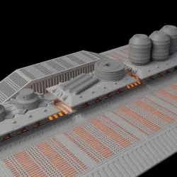 Factory Rail System or Assembly Line Terrain