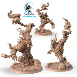 Firestorm Elemental with chains