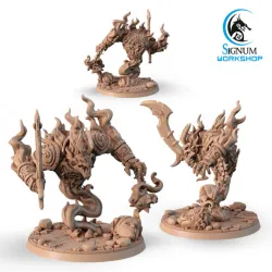 Firestorm Elemental with sword