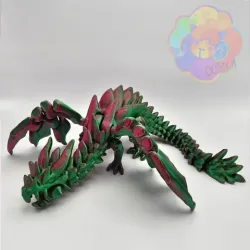 Floppy Dragon - Flexi Articulated Monster (print-in-place)