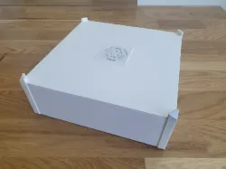 Foamcore box: Filament dryer on heatbed