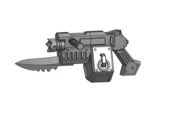 Foe-Rend Mk II Ripper Gun Warhammer 40k Darktide