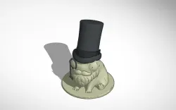 Fred The frog but he has a big hat