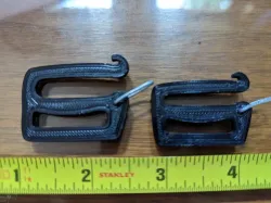 Gatekeeper backpack strap clip - gated G hook full size
