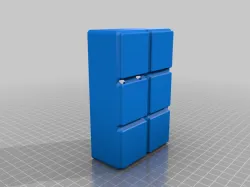 Gridfinity Angled Hex Bit Holder