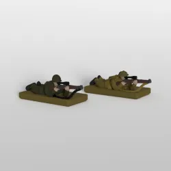 Infantry Snipers WW2  15mm Scale