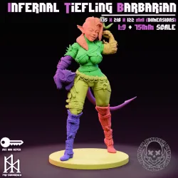 Infernal Tiefling Barbarian