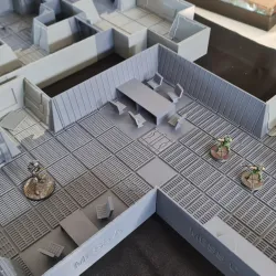 INSTADUNGEON™ Sci Fi Expansion Set 2: sci fi interior tiles compatible with D&D SPELLJAMMER, WH40K, ALIEN RPG, and more