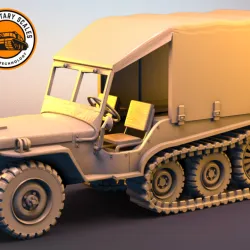 Jeep Willys tracked