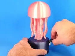 Jellyfish Swimming - Mechanical Interactive Art
