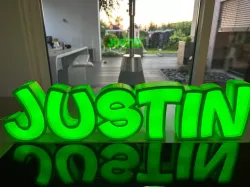 JUSTIN LED- Namenslampe (Name lamp)