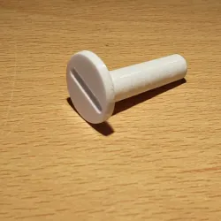 Laser mesh bed peg