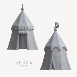 MEDIEVAL CAMP - EIGHT-SPOKES TENTS