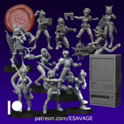 Megaman - 32mm - Miniature FREE