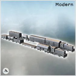Modern city pack No. 3 - Modern WW2 WW1 World War Diaroma Wargaming RPG Mini Hobby